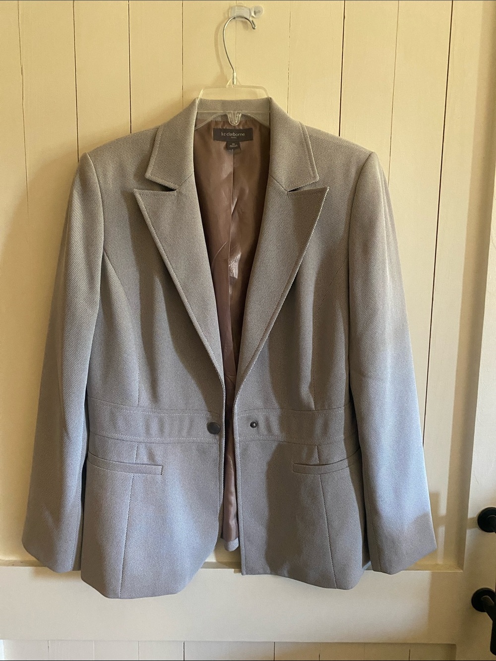 Liz Claiborne Light Taupe Women's Blazer